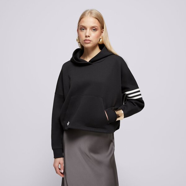 Дамски суичър ADIDAS СУИТЧЪР С КАЧУЛКА NEUCL HOODIE iw5607 цвят черен