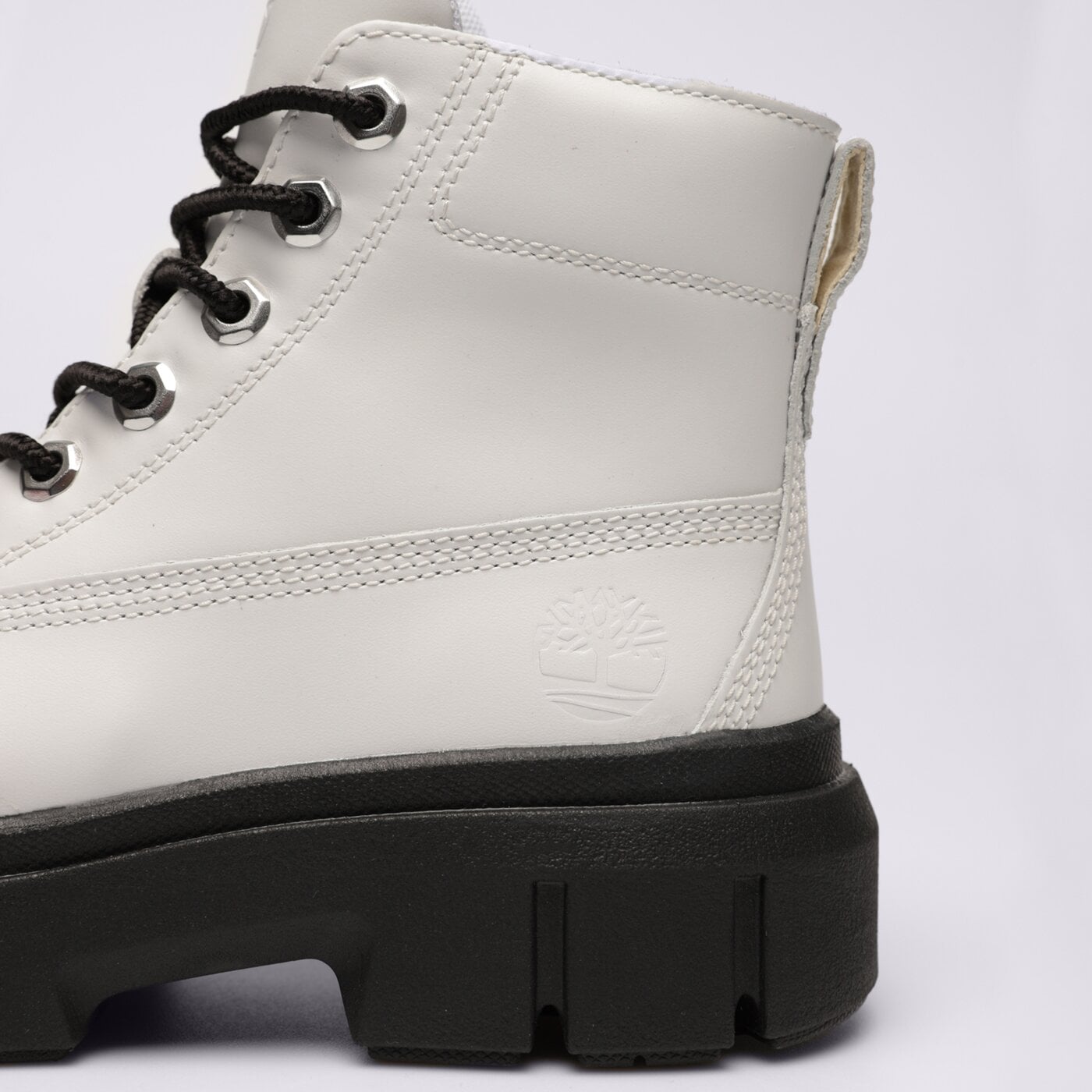 Дамски кежуал TIMBERLAND GREYFIELD LEATHER BOOT tb0a41zw1001 цвят бял