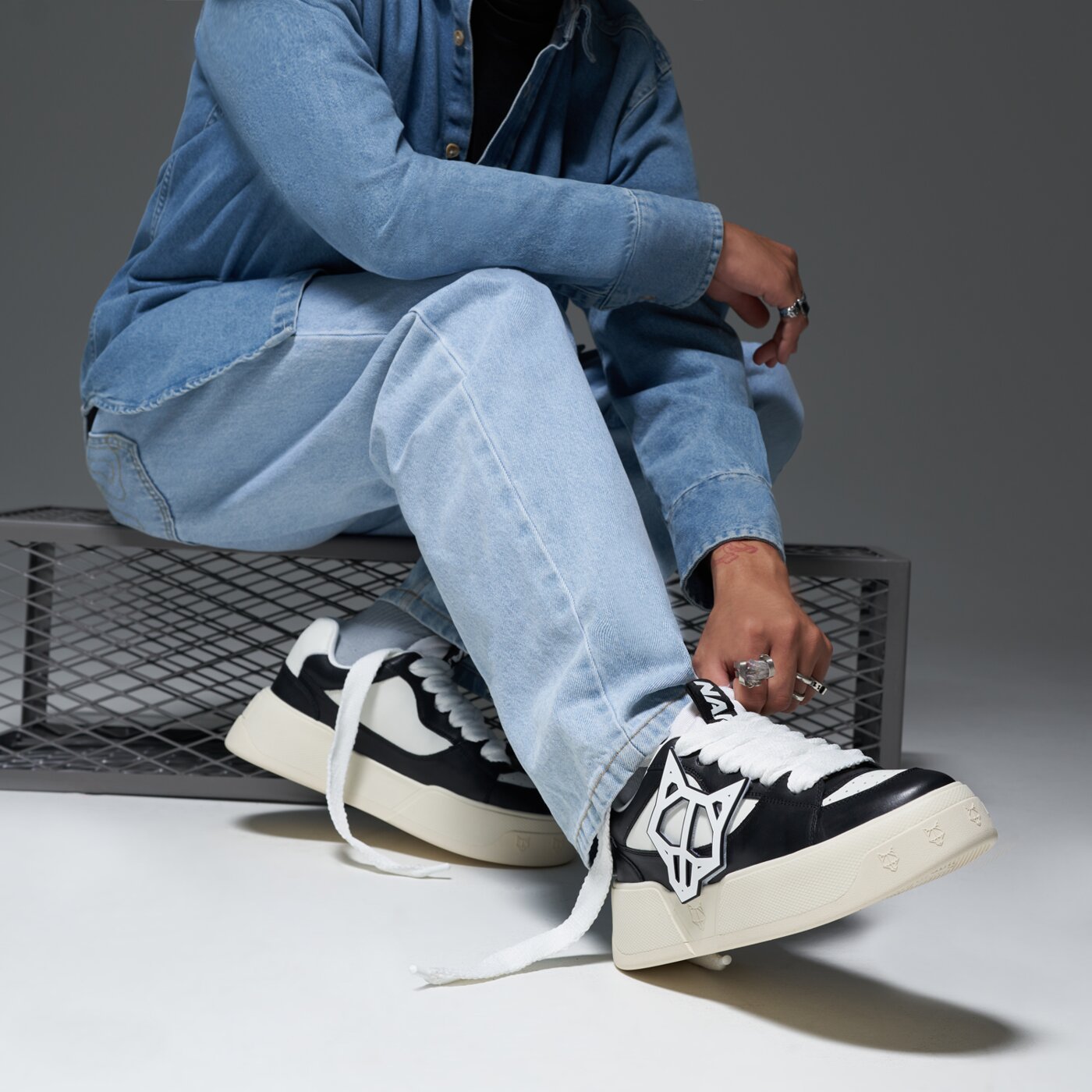 Мъжки маратонки NAKED WOLFE KOSA BLACK nwkosablack цвят черен