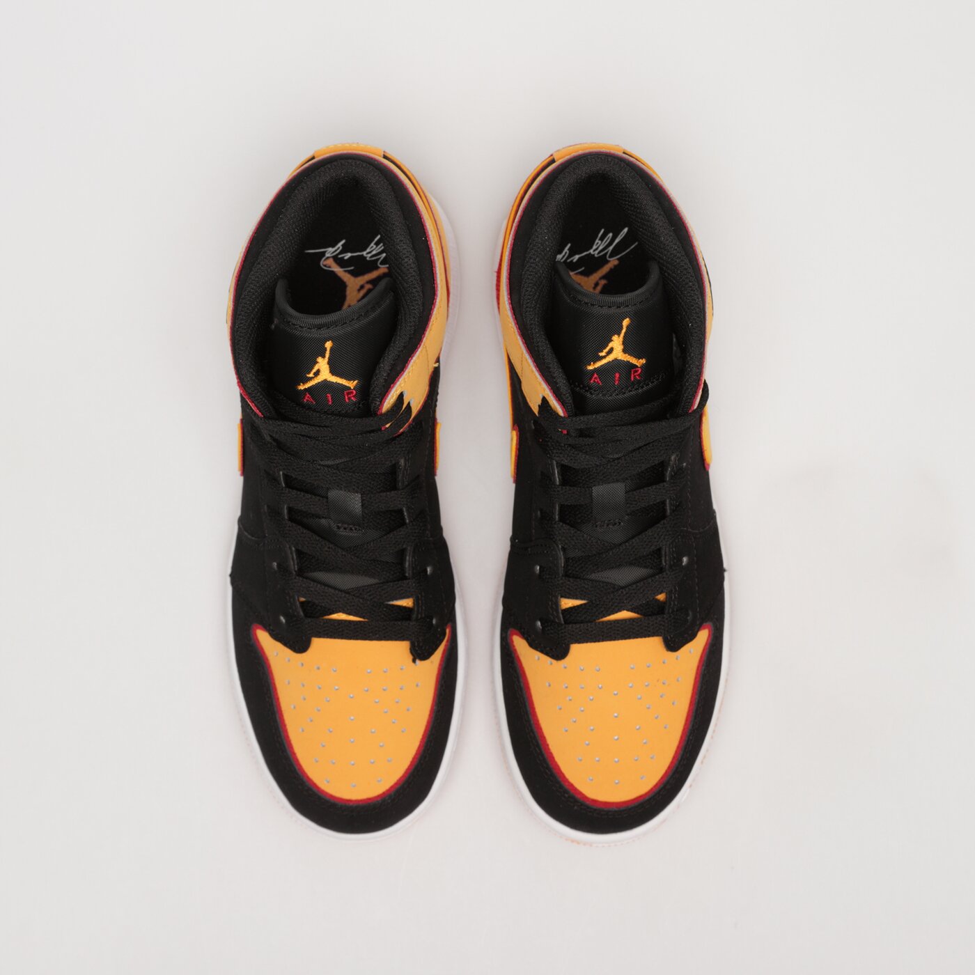 Детски маратонки AIR JORDAN 1 MID SE fj4924-008 цвят оранжев