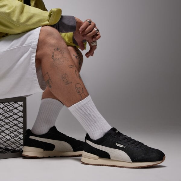 Мъжки маратонки PUMA R78 WIND SD 40266001 цвят черен