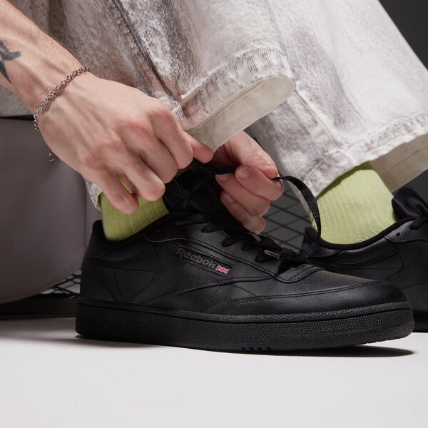 Мъжки маратонки REEBOK CLUB C 85 100000153 цвят черен