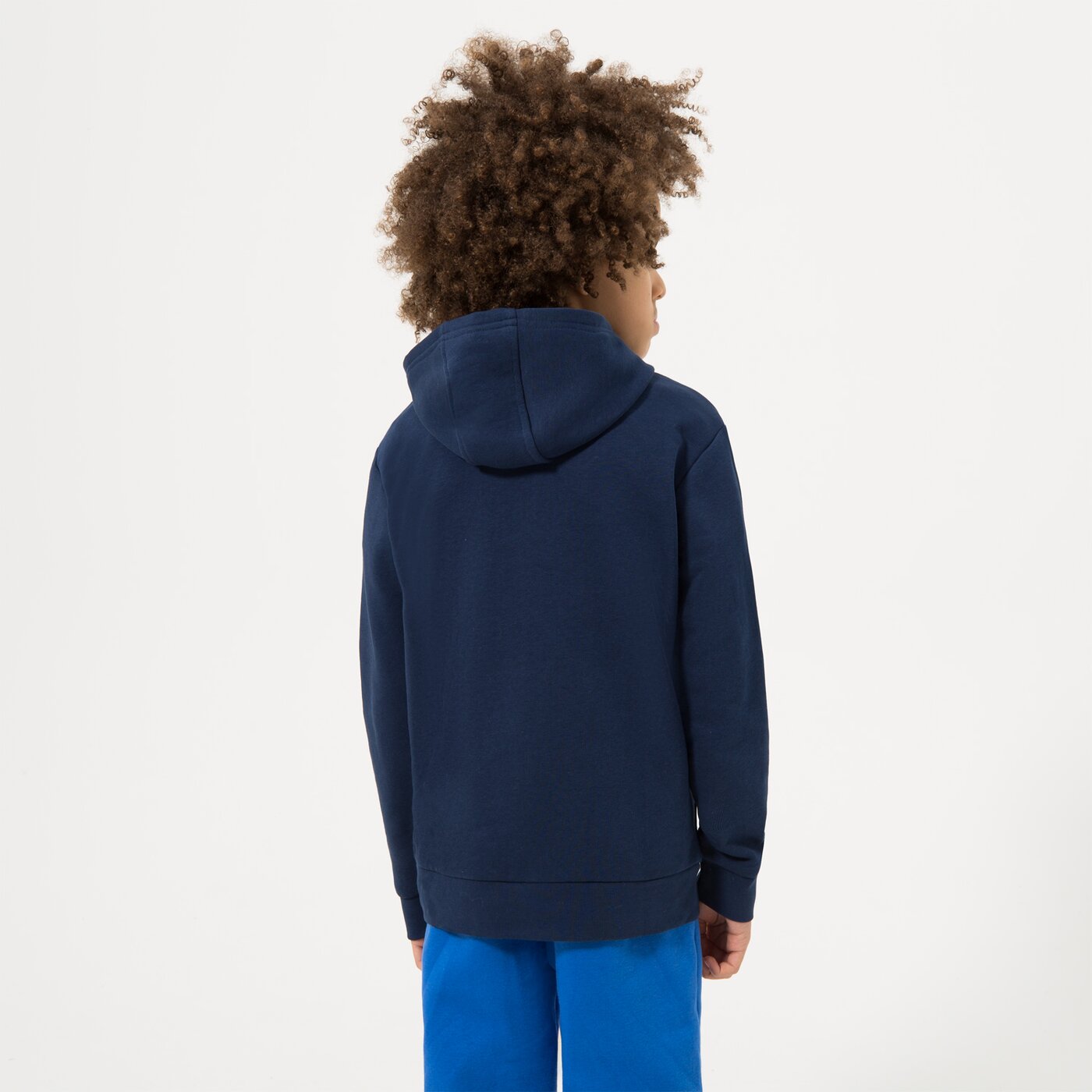 Детски суичър ADIDAS СУИТЧЪР С КАЧУЛКА TREFOIL HOODIE BOY hk0272 цвят черен