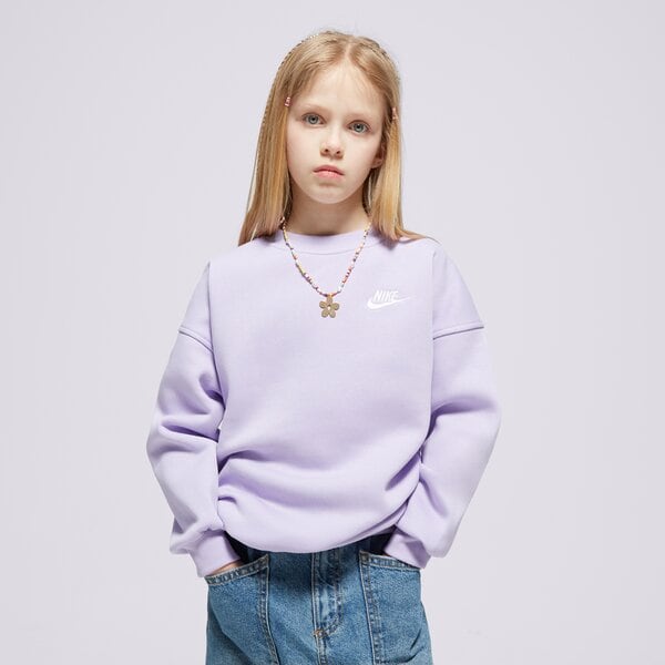 Детски суичър NIKE СУИТЧЪР SPORTSWEAR CLUB FLEECE GIRL fd2923-515 цвят виолетов