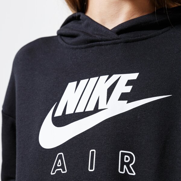 Детски суичър NIKE СУИТЧЪР С КАЧУЛКА AIR cz6234-010 цвят черен