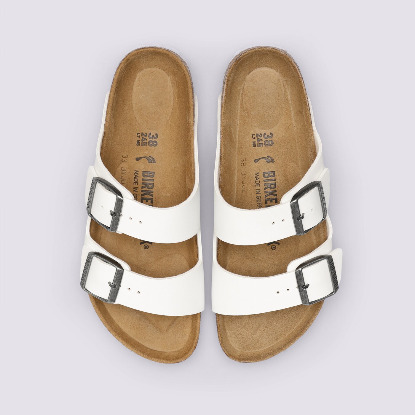 Дамски чехли и сандали BIRKENSTOCK ARIZONA BS 552683 цвят бял