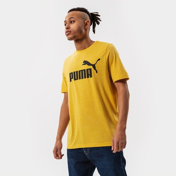 Мъжка тениска PUMA ТЕНИСКА ESS HEATHER TEE 58673631 цвят жълт