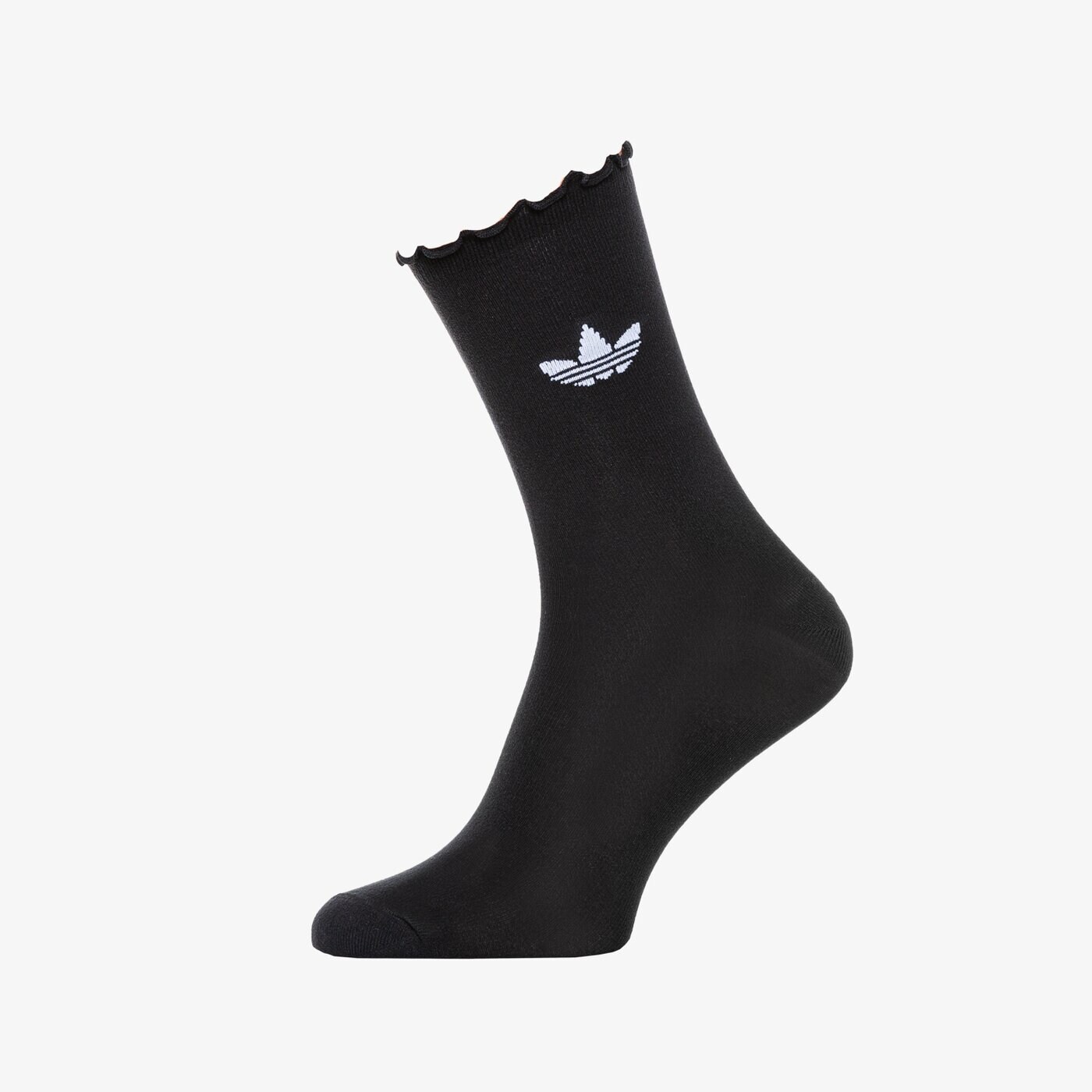 Дамски чорапи ADIDAS ЧОРАПИ RUFFLE CRW 2PP hc9532 цвят черен