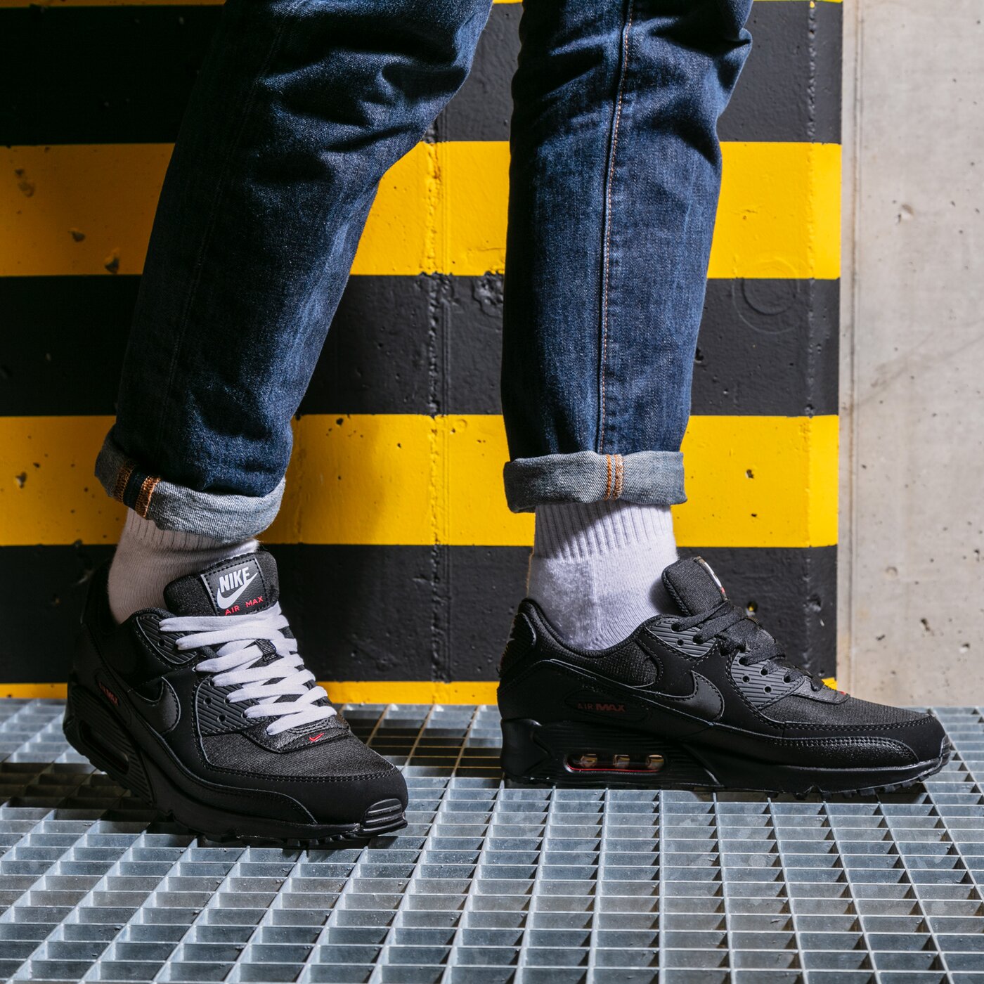 Мъжки маратонки NIKE AIR MAX 90  dc9388-002 цвят черен