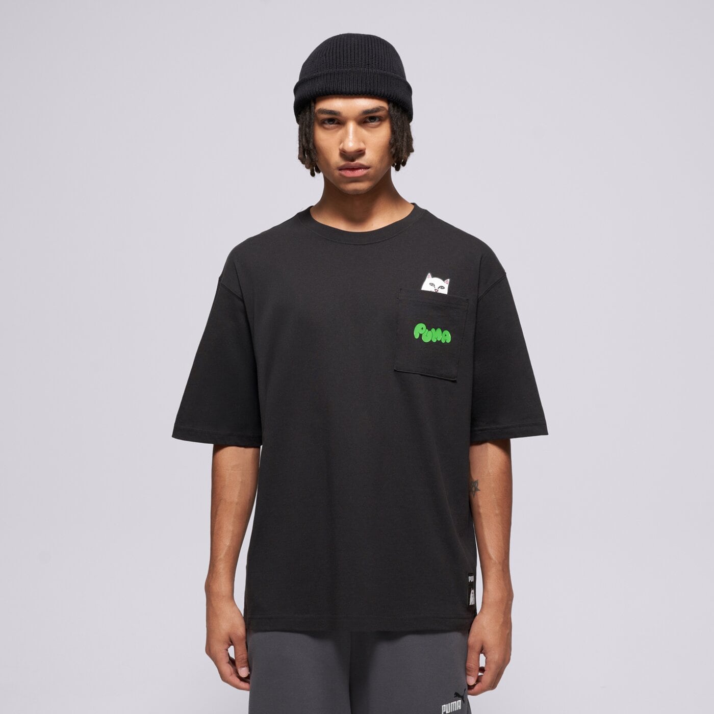 Мъжка тениска PUMA ТЕНИСКА PUMA X RIPNDIP RELAXED POCKET TEE 633779 01 цвят черен