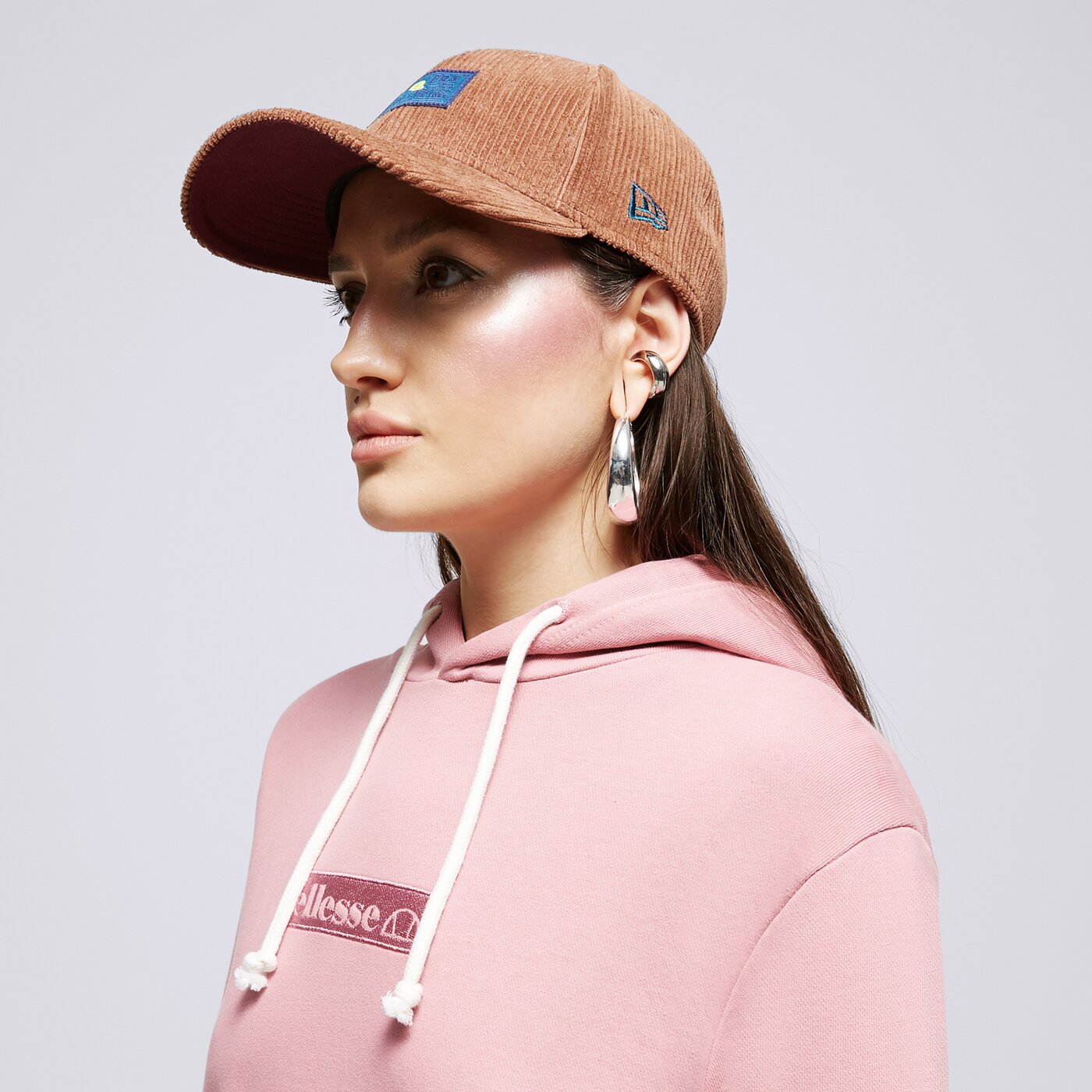 Дамски суичър ELLESSE СУИТЧЪР С КАЧУЛКА ODINA OH HOODY PINK sgr17899814 цвят розов