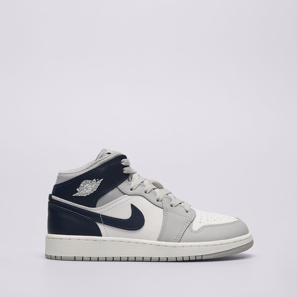 Детски маратонки AIR JORDAN 1 MID BG dq8423-104 цвят сив