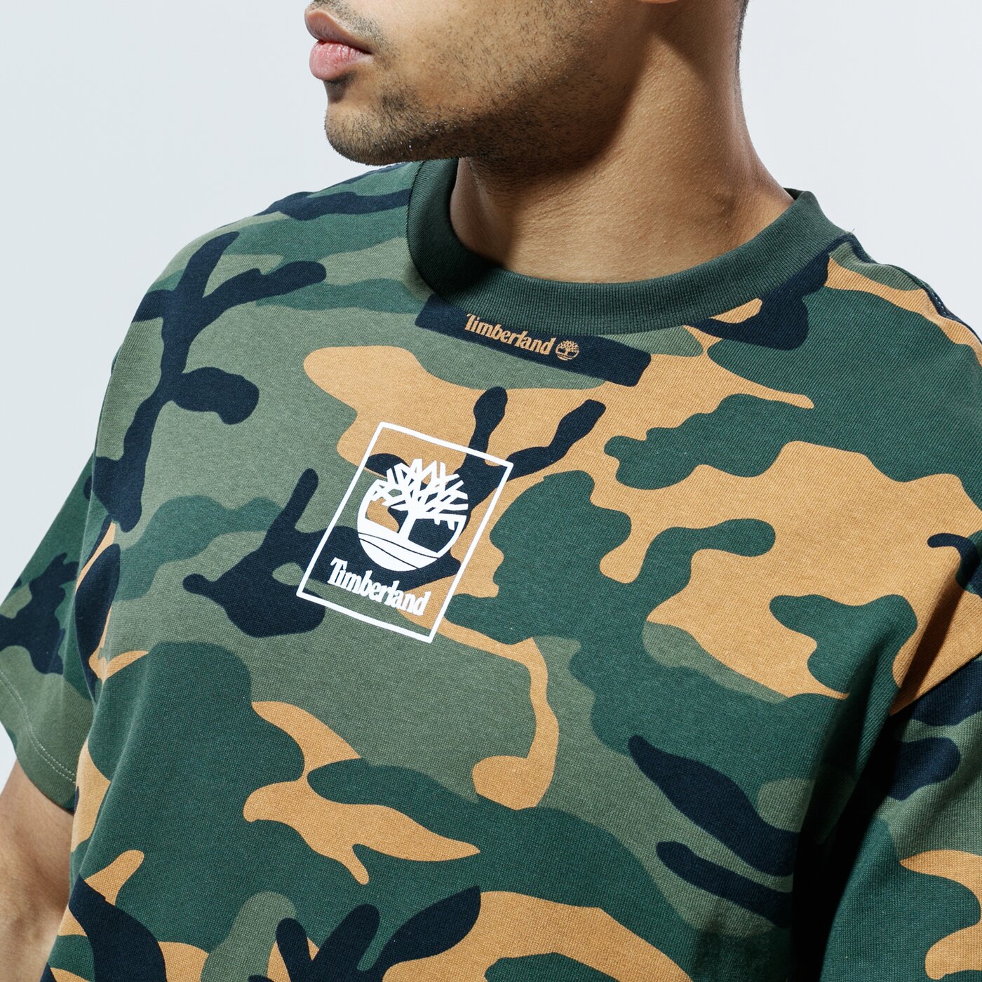 Мъжка тениска TIMBERLAND ТЕНИСКА YC SS CAMO TEE tb0a2ag7ap91 цвят многоцветен