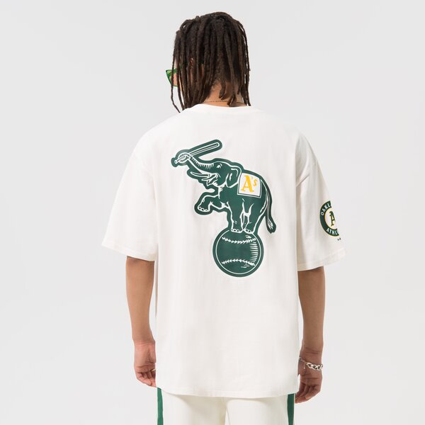 Мъжка тениска NEW ERA ТЕНИСКА HERITAGE OS ATHLETICS OAKLAND ATHLETICS 60332214 цвят бял