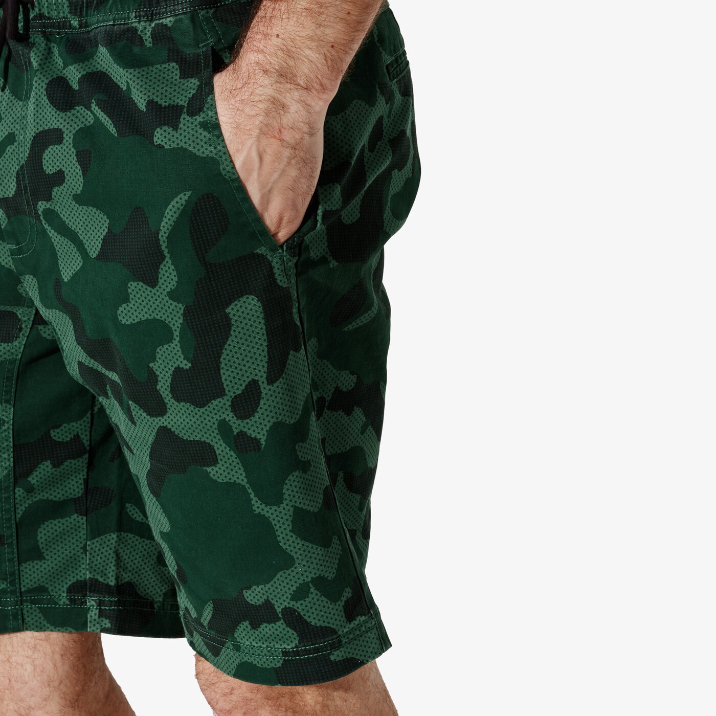 Мъжки къси панталони CONFRONT ШОРТИ CAMO SHORTS cf19szm07003 цвят жълт
