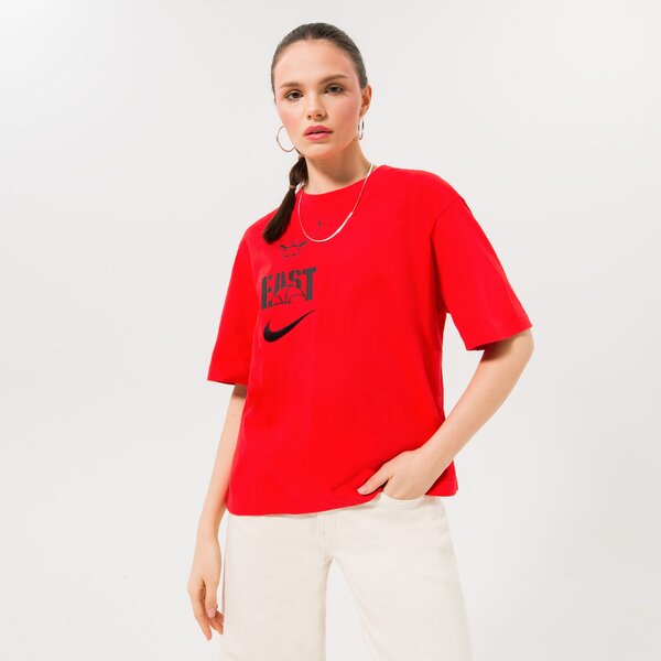 Дамска тениска NIKE ТЕНИСКА CHI W NK ES VS BOXY TEE NBA dz0196-657 цвят червен