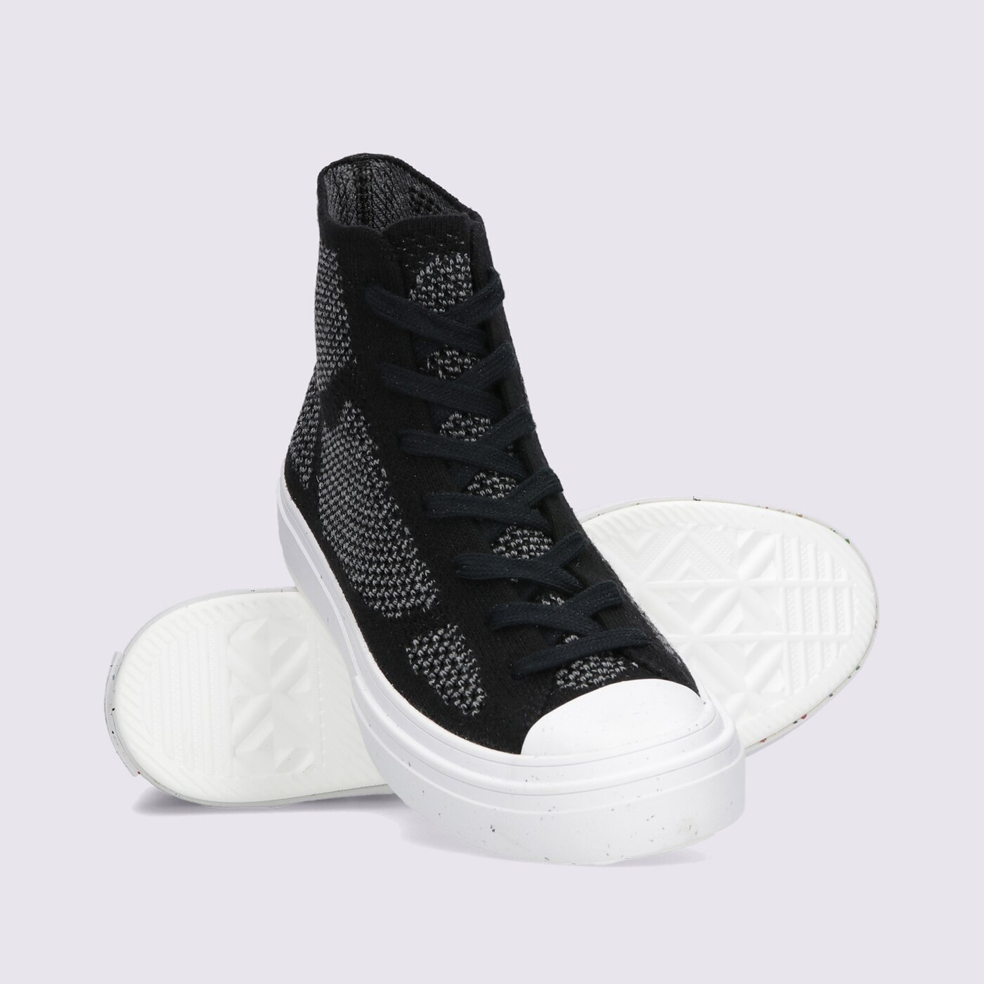 Дамски маратонки CONVERSE CHUCK 70 - PU - COLD CEMENT a00455c цвят черен
