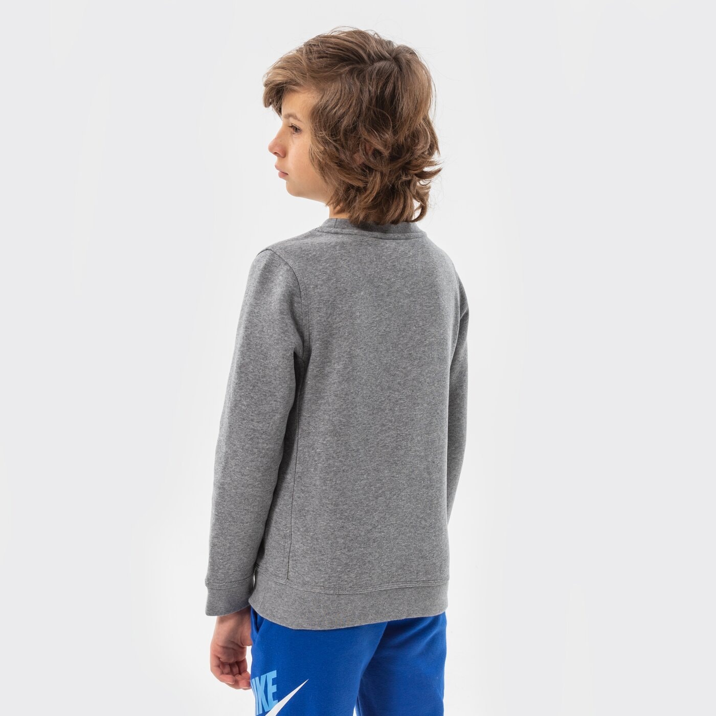Детски суичър NIKE СУИТЧЪР SPORTSWEAR CLUB FLEECE BOY cv9297-092 цвят сив