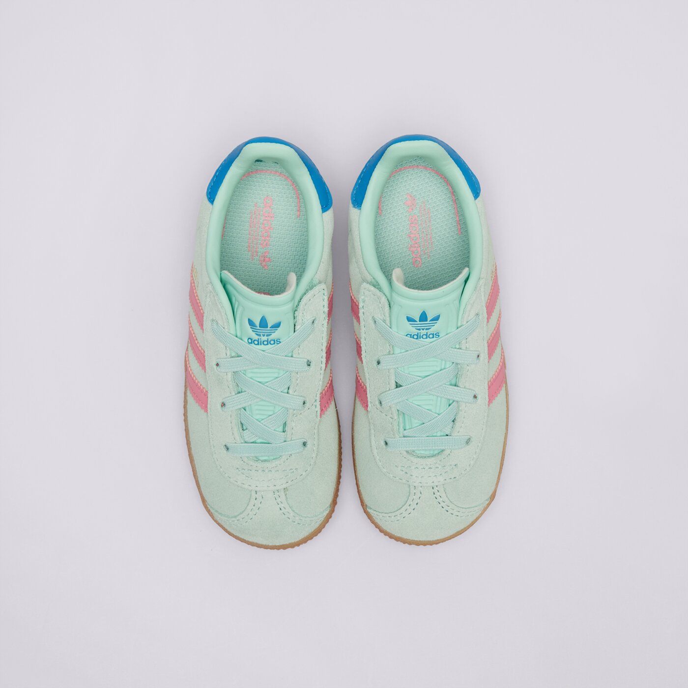 Детски маратонки ADIDAS GAZELLE CF EL I jp7135 цвят мента