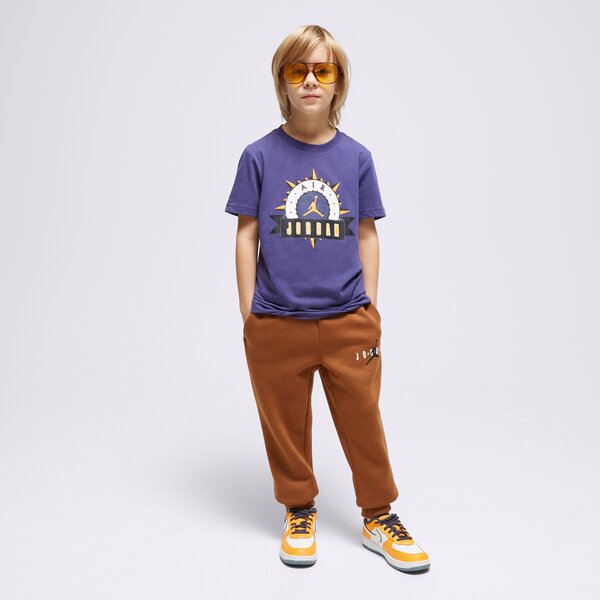Детска тениска JORDAN ТЕНИСКА FLIGHT MVP CREW SS BOY 95c734-pa5 цвят виолетов