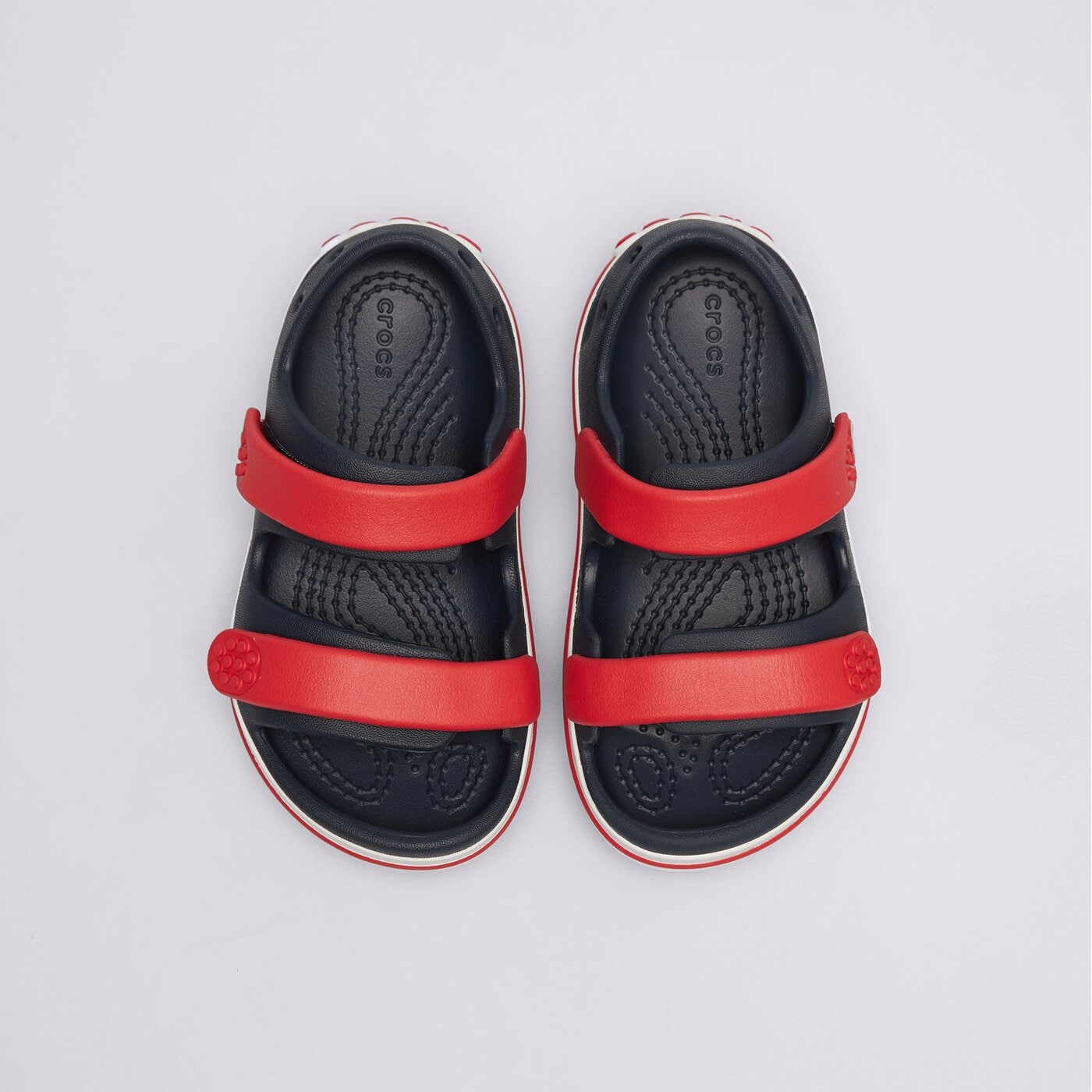 Детски чехли и сандали CROCS CROCBAND CRUISER SANDAL T 209424-4ot цвят тъмносин