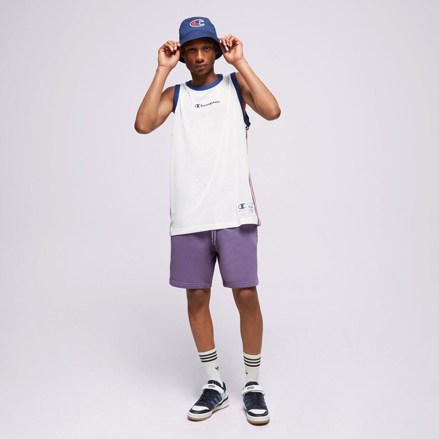 Мъжки къси панталони ADIDAS ШОРТИ ESSENTIAL SHORT ib2018 цвят син