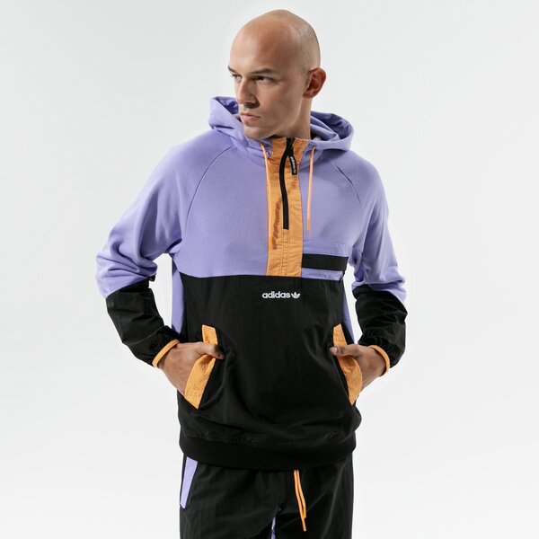 Мъжки суичър ADIDAS СУИТЧЪР С КАЧУЛКА ADV CLR BLK HZ gn2366 цвят виолетов