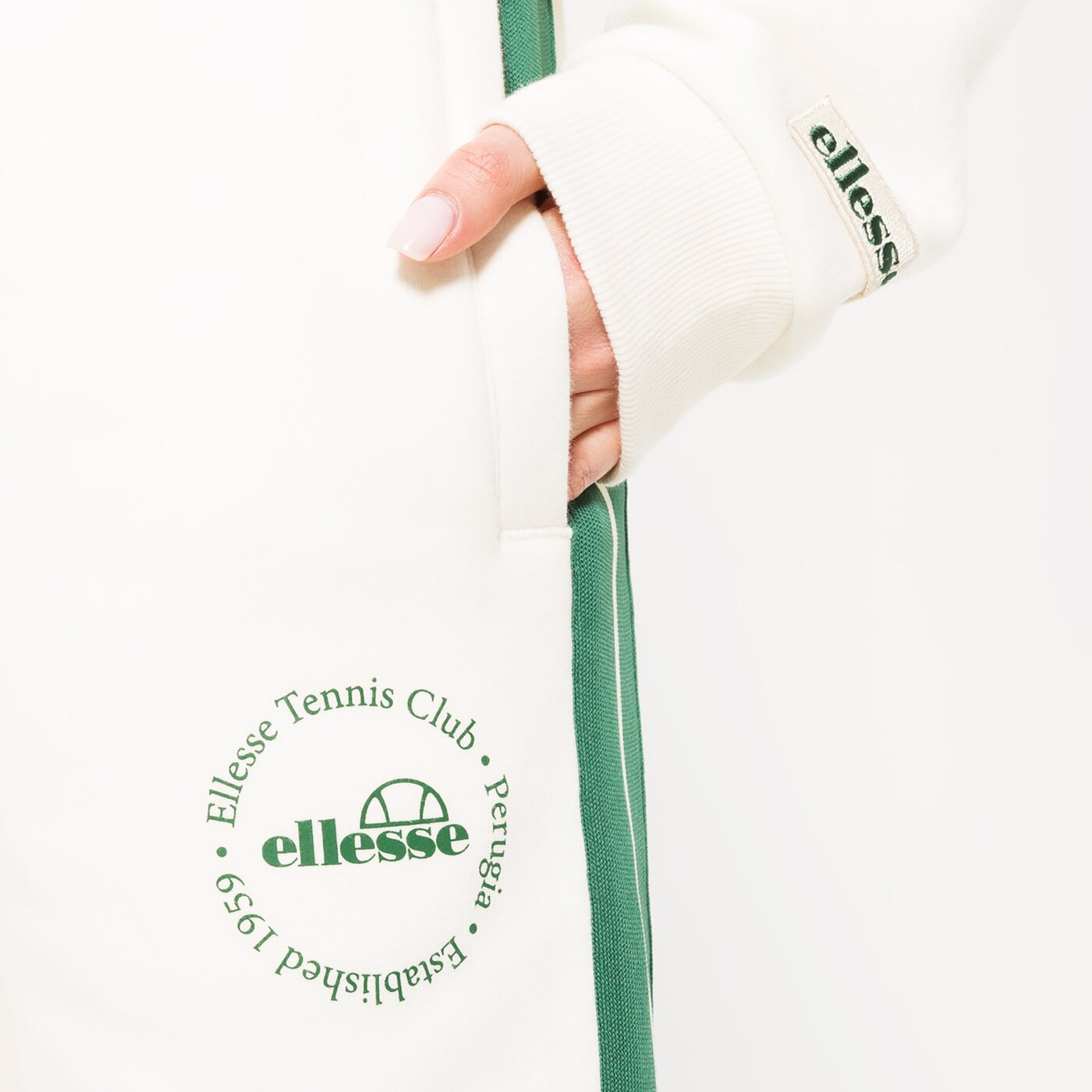 Дамски панталони ELLESSE ПАНТАЛОНИ AIRLA JOG PANT OFF WHT sgr17622904 цвят бял