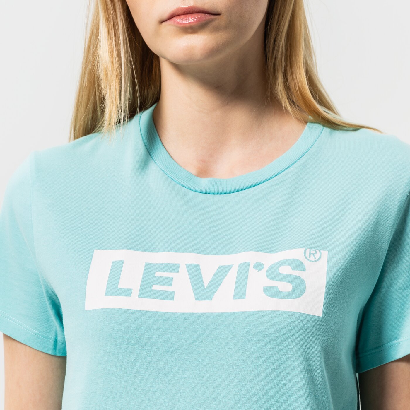 Дамска тениска LEVI'S ТЕНИСКА THE PERFECT TEE 17369-1811 цвят син