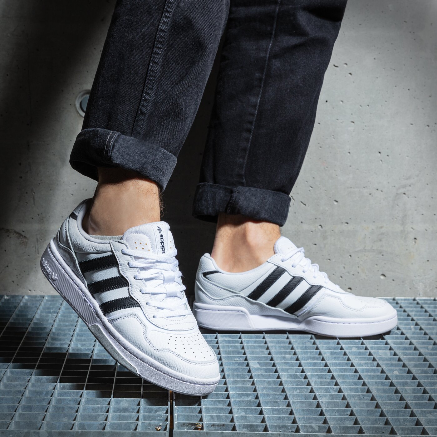 Мъжки маратонки ADIDAS COURT REFIT gx6318 цвят бял