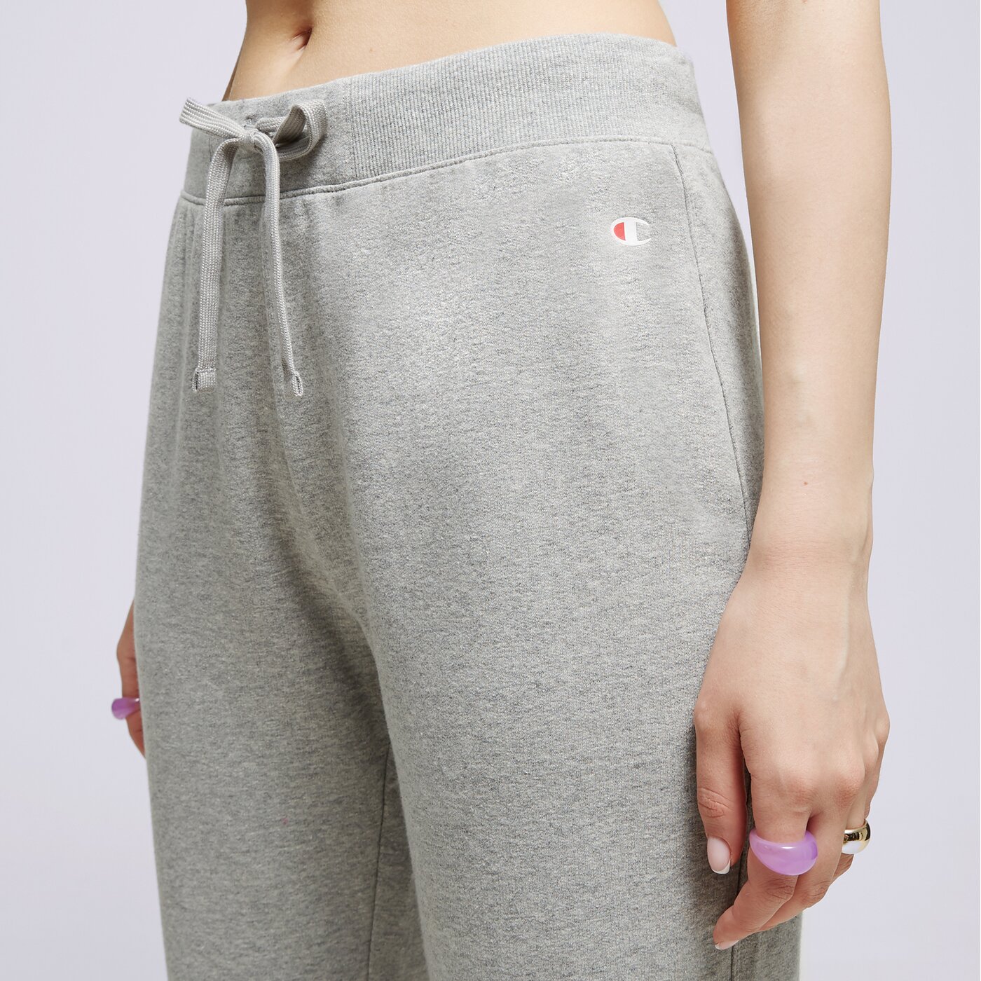 Дамски панталони CHAMPION ПАНТАЛОНИ RIB CUFF PANTS 115404em006 цвят сив
