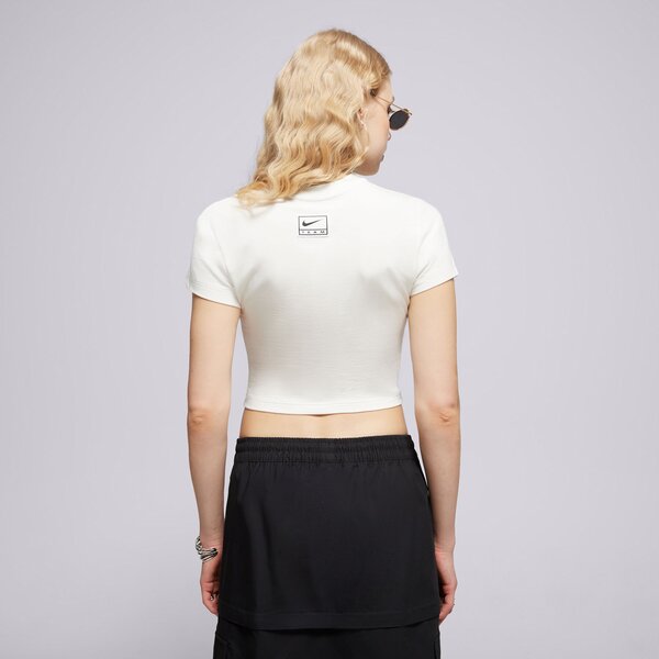 Дамска тениска NIKE ТЕНИСКА W NSW SLIM CROP TEE STREET hq1709-133 цвят кремав
