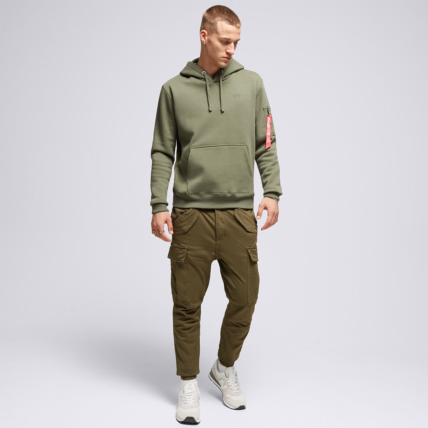 Мъжки панталони ALPHA INDUSTRIES ПАНТАЛОНИ AIRMAN 188201142 цвят каки