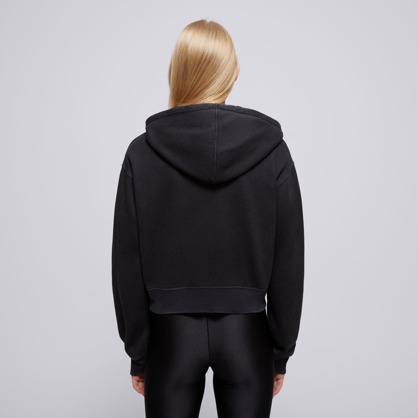 Дамски суичър CHAMPION СУИТЧЪР С КАЧУЛКА HOODED SWEATSHIRT 117631kk001 цвят черен