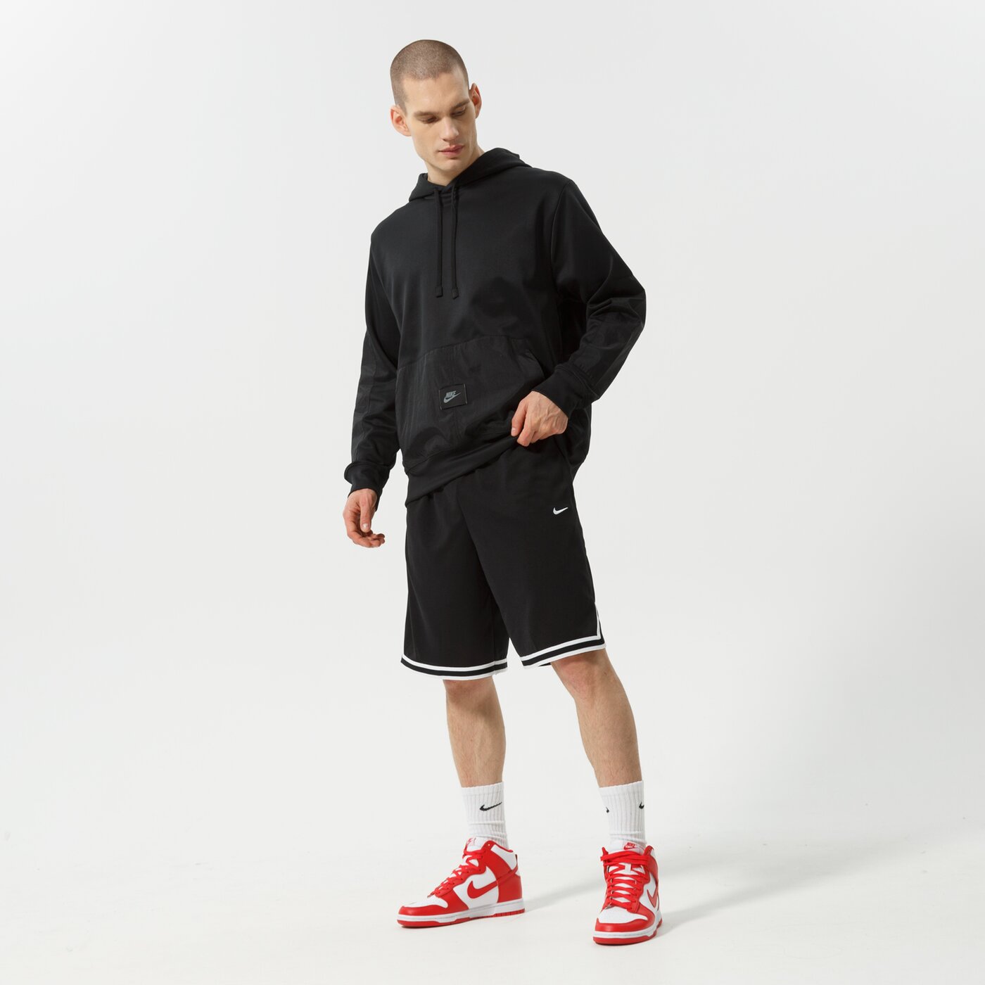 Мъжки суичър NIKE СУИТЧЪР С КАЧУЛКА NSW SPU DF FLC PO HOODIE BB dq5103-010 цвят черен