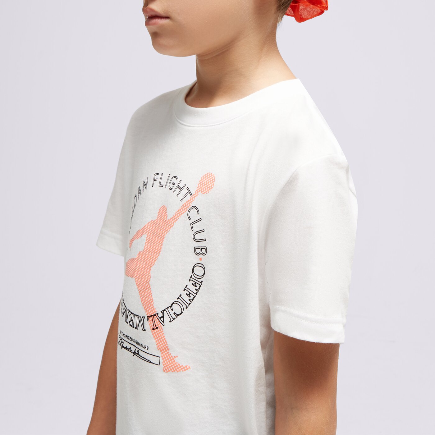 Детска тениска JORDAN ТЕНИСКА OFFICIAL MEMBER S/S TEE BOY 95c342001 цвят бял