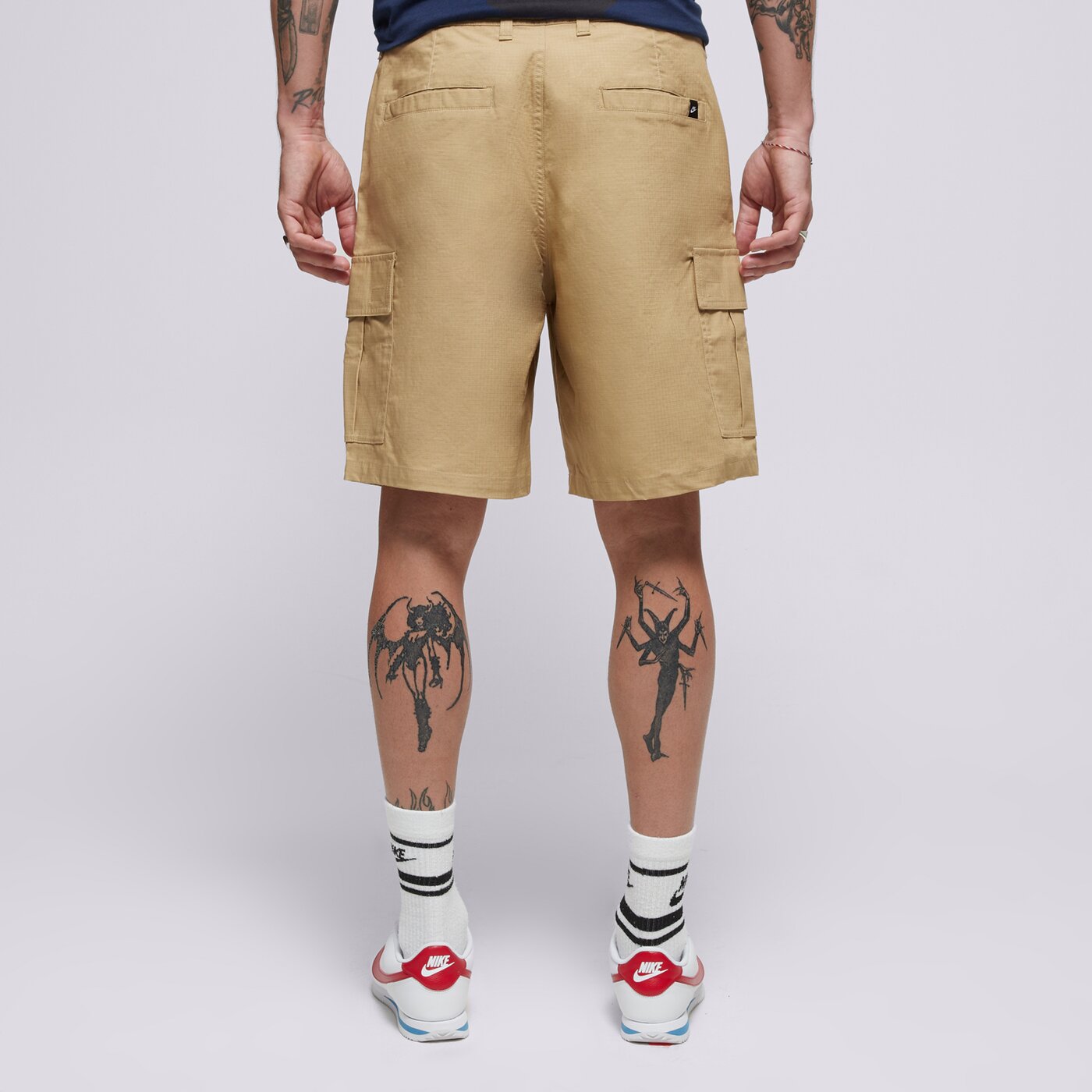 Мъжки къси панталони NIKE ШОРТИ M NK CLUB WVN CARGO SHORT fn3517-298 цвят бежов