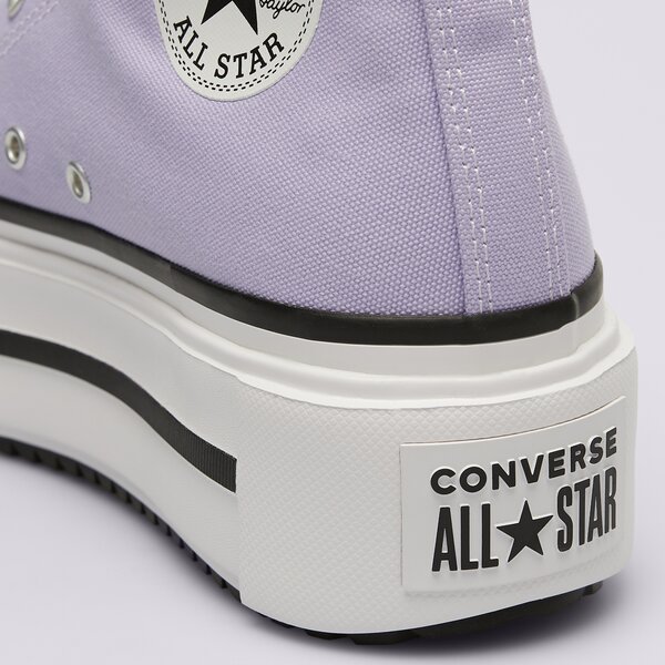 Дамски маратонки CONVERSE CHUCK TAYLOR ALL STAR LIFT DOUBLE STACK a15206c цвят виолетов