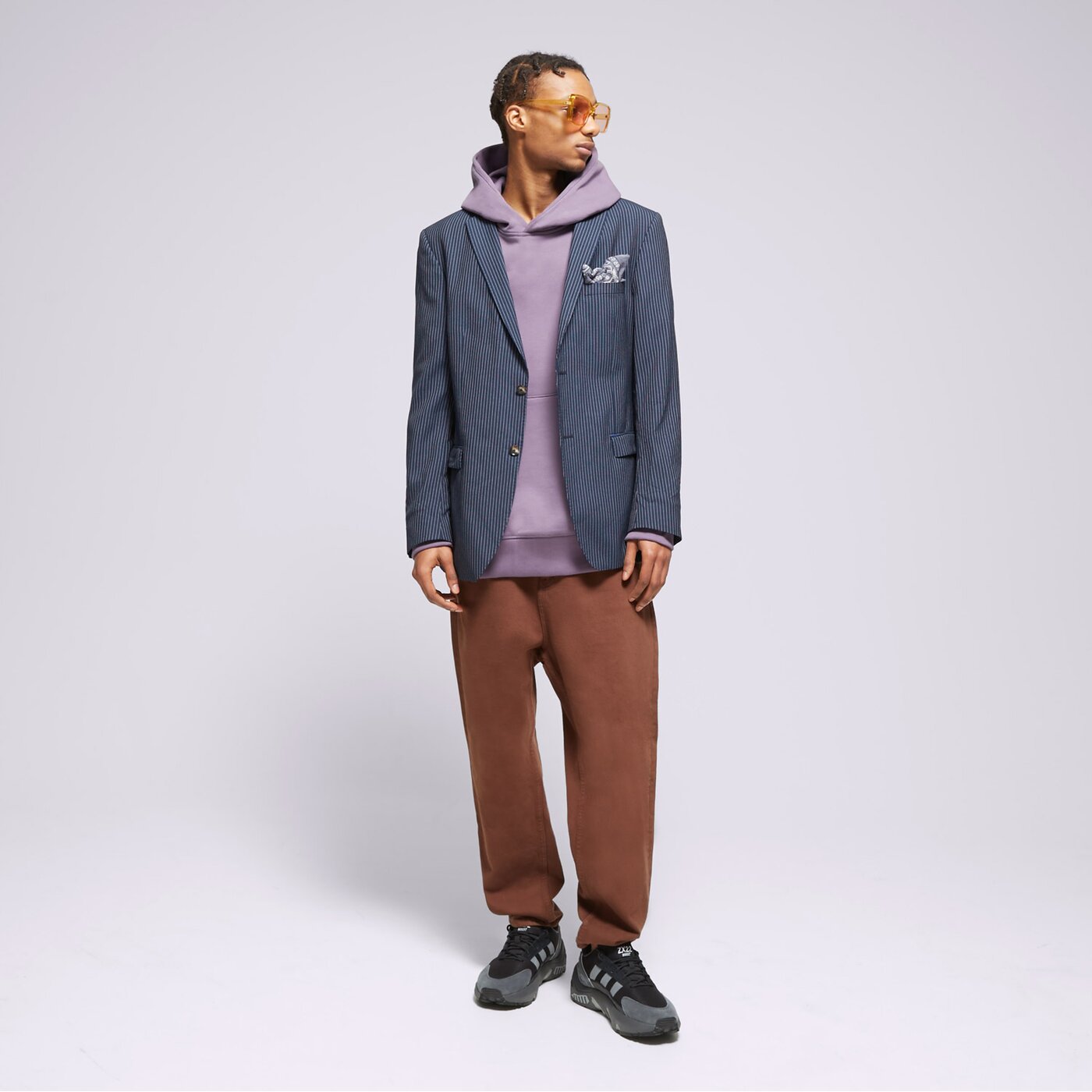 Мъжки суичър ADIDAS СУИТЧЪР С КАЧУЛКА C HOODIE FT ir7868 цвят виолетов