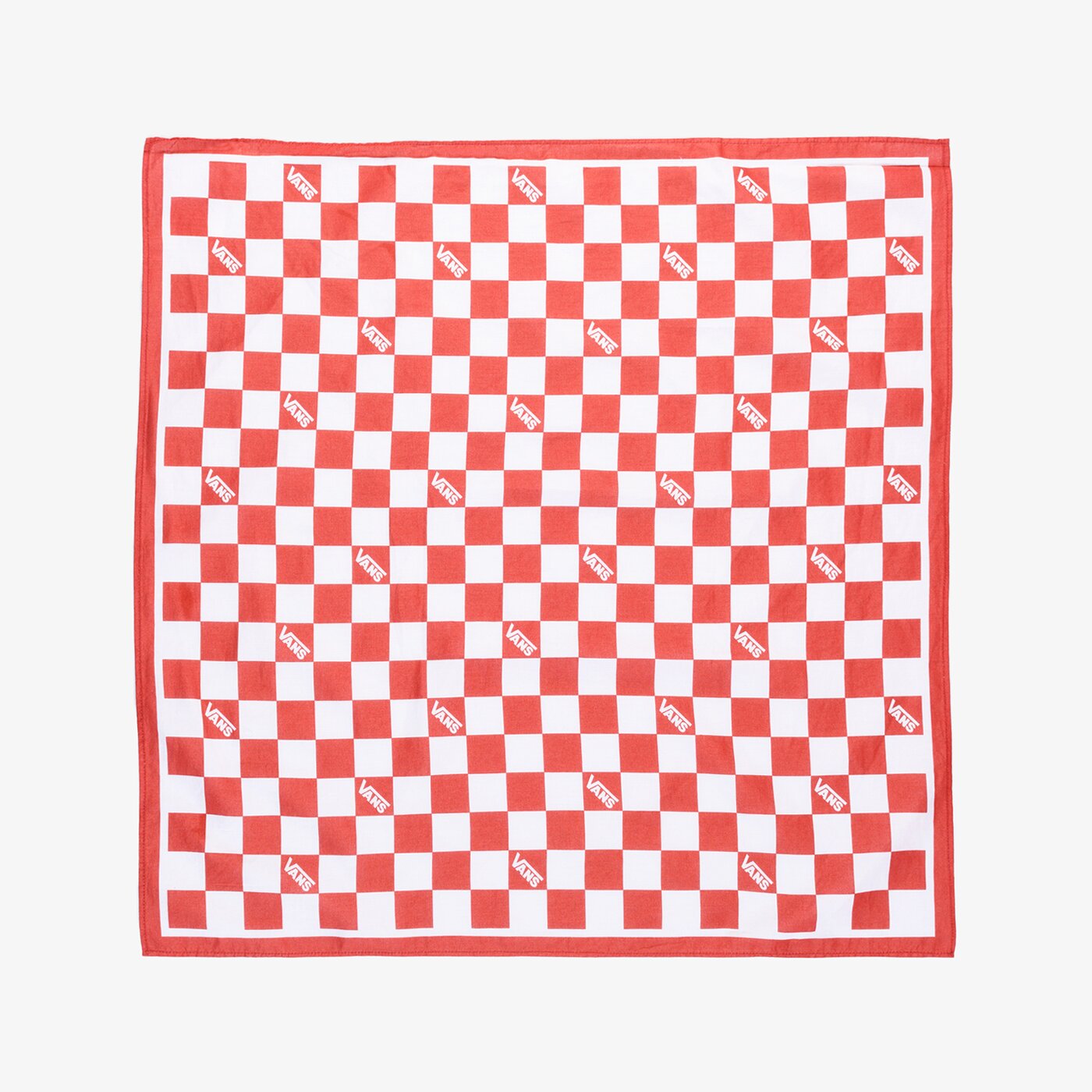 Дамска шапка с козирка VANS BANDANA MN VANS CHECK BANDANA vn0a5khysq61 цвят червен