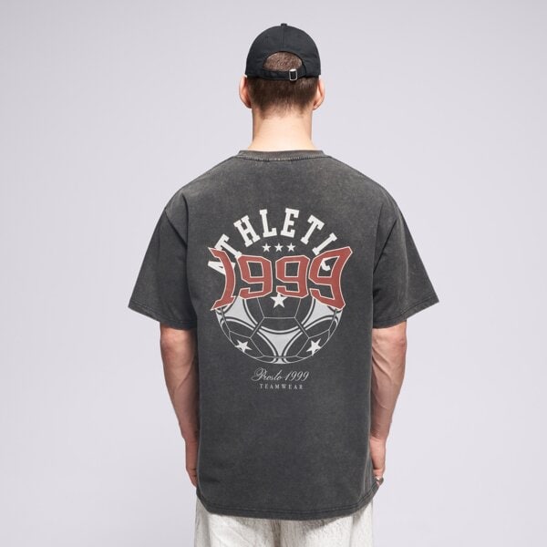 Мъжка тениска PROSTO ТЕНИСКА ATHLETIC WASHED BLACK kl252mtee1121 цвят сив