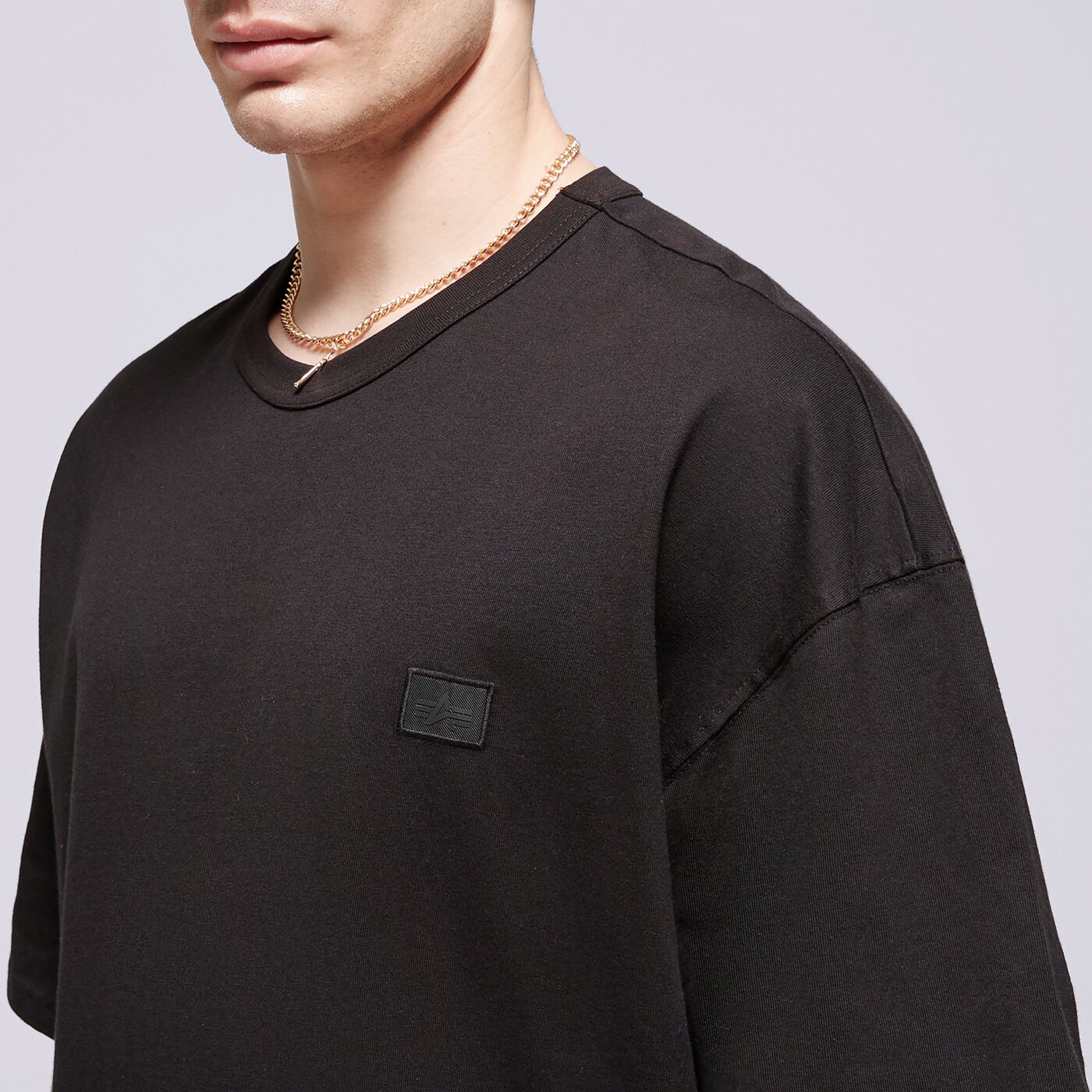 Мъжка тениска ALPHA INDUSTRIES ТЕНИСКА ALPHA ESSENTIALS RL T 14650403 цвят черен