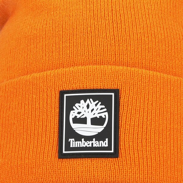 Дамска зимна шапка TIMBERLAND ЗИМНА ШАПКА MUSHROOM BEANIE tb0a1exk8041 цвят оранжев