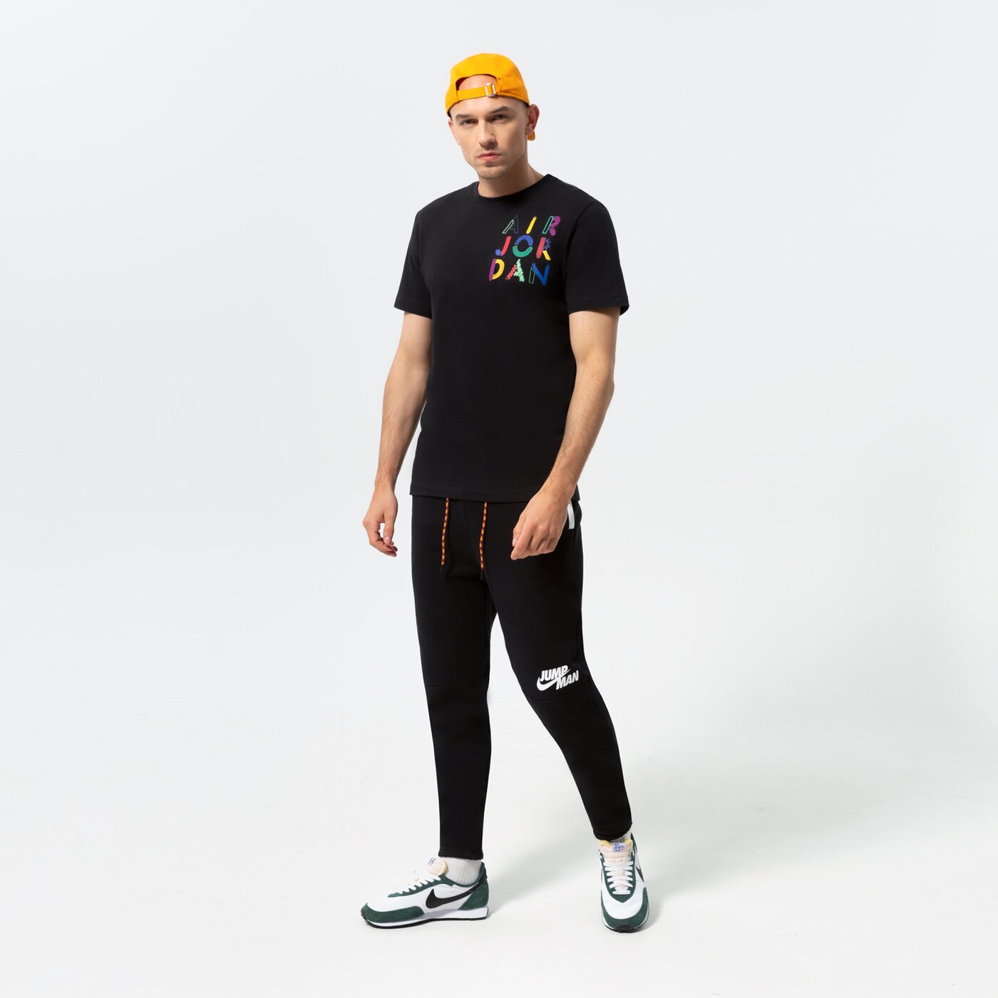 Мъжки панталони JORDAN JUMPMAN FLEECE JOGGERS  dj0260-010 цвят черен