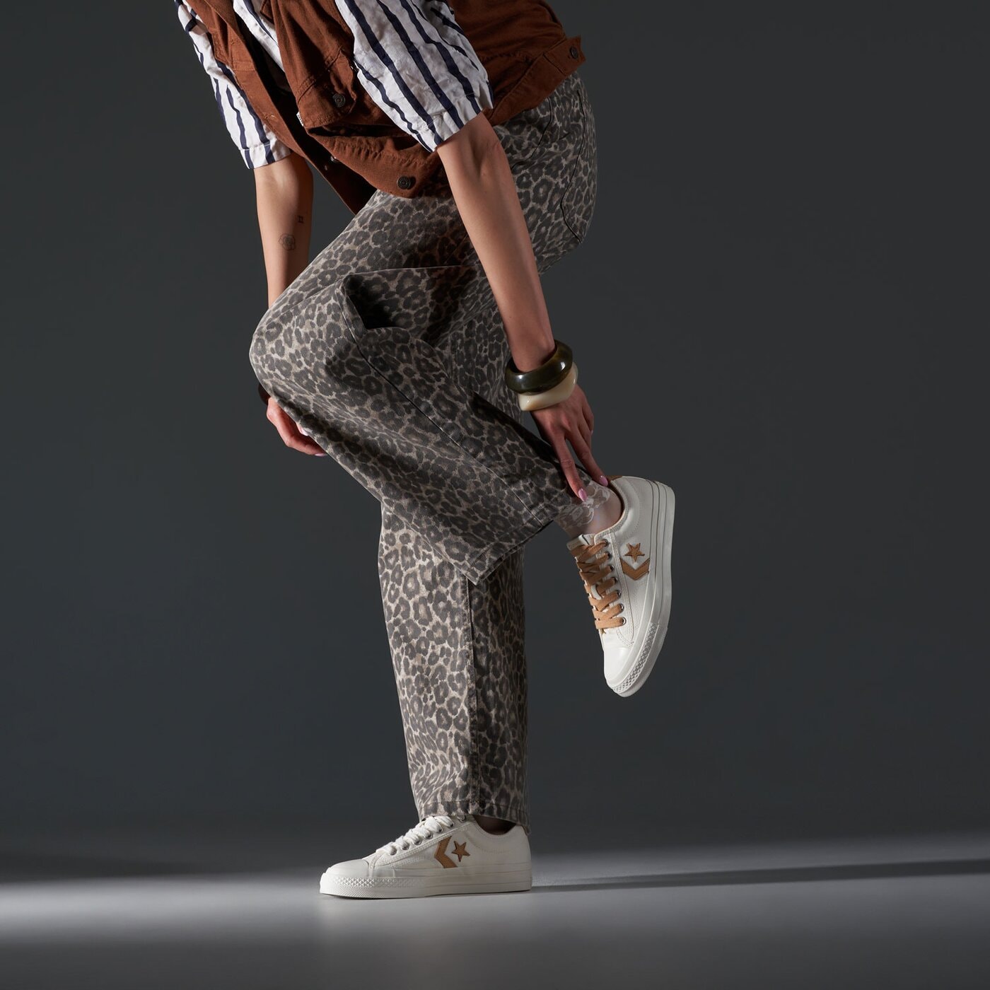 Дамски маратонки CONVERSE STAR PLAYER 76 a12593c цвят бежов