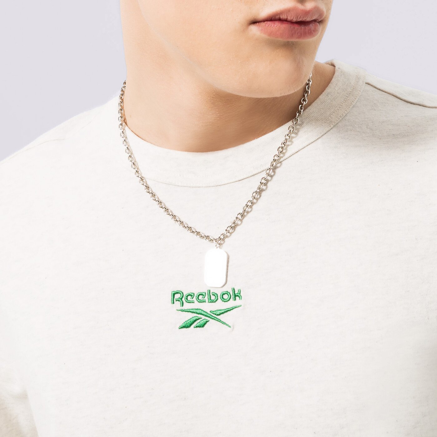 Мъжка тениска REEBOK ТЕНИСКА CL SV hs7156 цвят бял