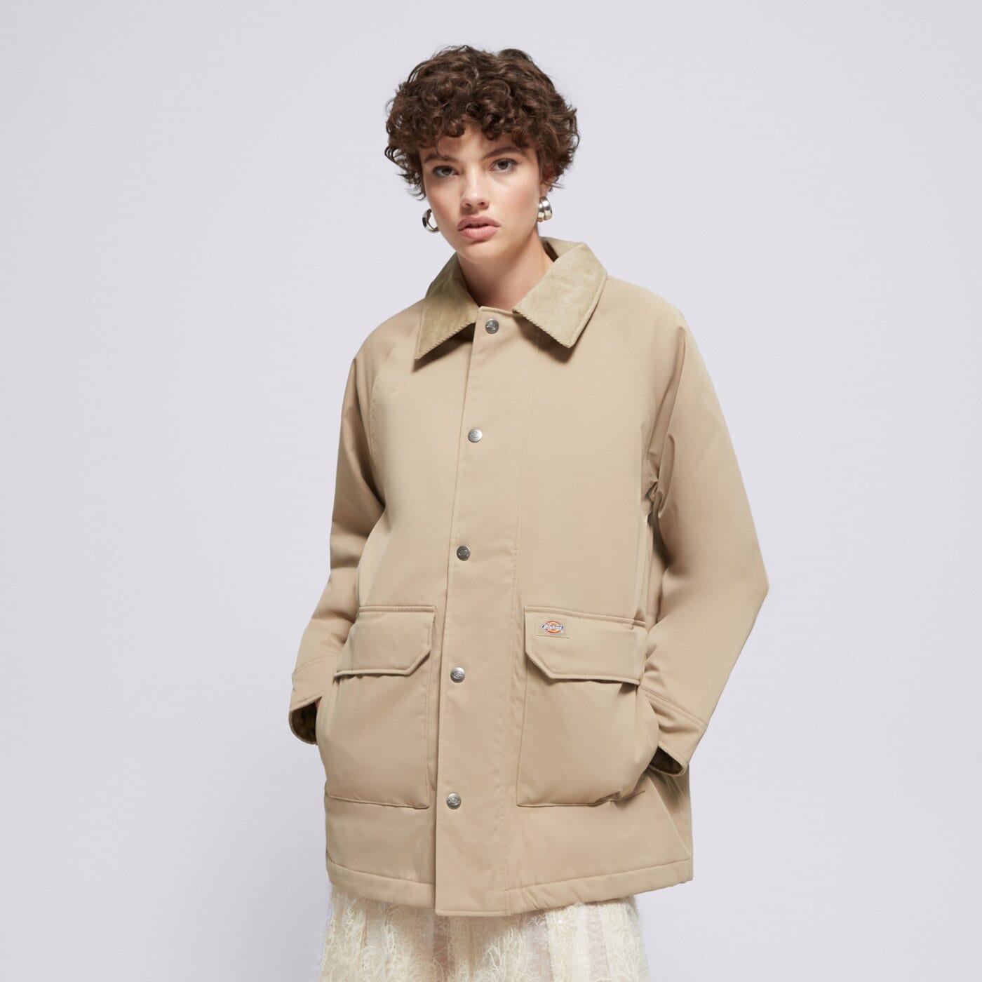 Дамско зимно яке DICKIES ЯКЕ MEDINA COAT W dk0a87okkhk1 цвят бежов