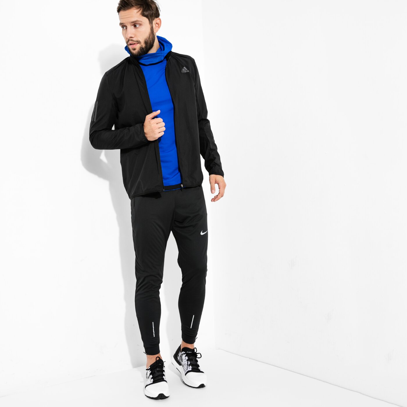 Мъжки суичър UNDER ARMOUR СУИТЧЪР CG REACTOR RUN BALACLAVA 1298837-984 цвят син