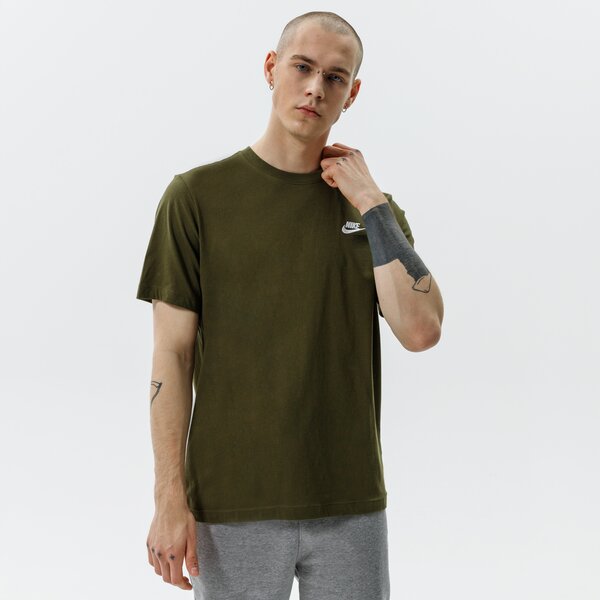Мъжка тениска NIKE ТЕНИСКА SPORTSWEAR CLUB ar4997-327 цвят каки