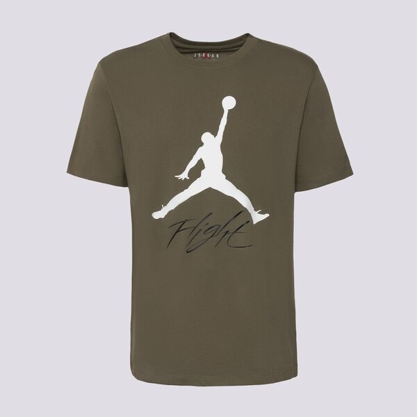 Мъжка тениска JORDAN ТЕНИСКА JUMPMAN FLIGHT HBR TEE ao0664-222 цвят каки